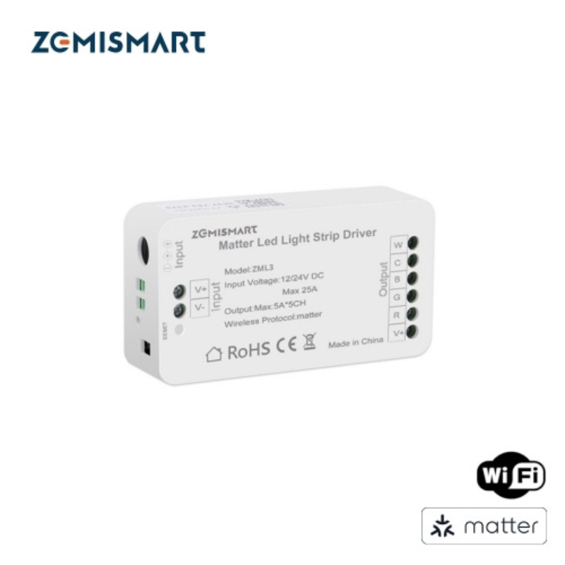Controlador de Fita RGBCW - Matter over Wi-Fi - Tuya / Smartlife